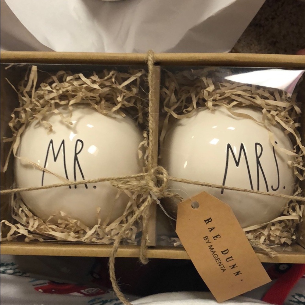 MR and MRS Ornaments